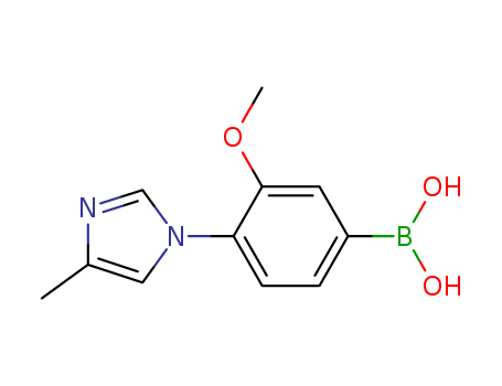 (3-Methoxy-4-(4-methyl-1H-imidazol-1-yl)phenyl)boronic acid