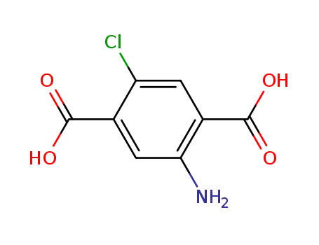 Molecular Structure of 32888-88-3 (2-AMINO-5-CHLORO-1,4-BENZENEDICARBOXYLIC ACID)