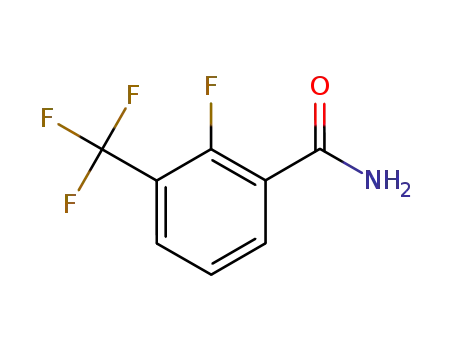 Molecular Structure of 207853-60-9 (2-Fluoro-3-(trifluoromethyl)benzamide)