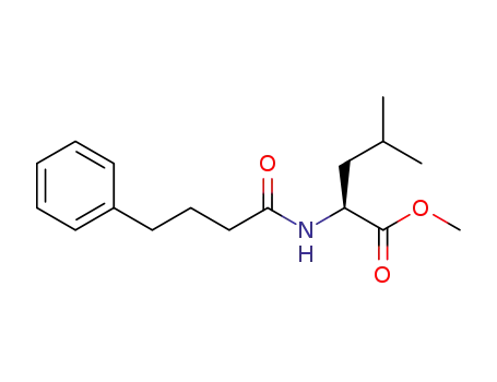 Molecular Structure of 1170728-22-9 ((S)-methyl 4-methyl-2-(4-phenylbutanamido)pentanoate)