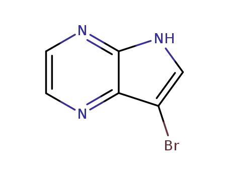 Molecular Structure of 56015-31-7 (3-Bromo-4,7-diazaindole)