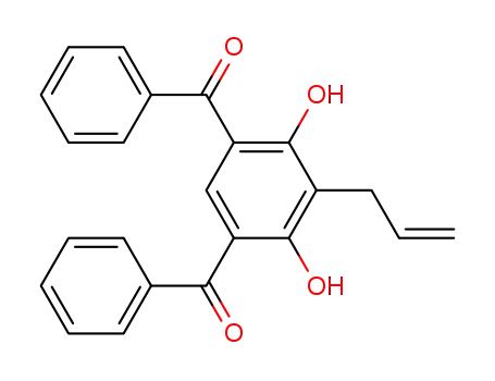 Molecular Structure of 102593-74-8 (2-ALLYL-4,6-DIBENZOYLRESORCINOL)