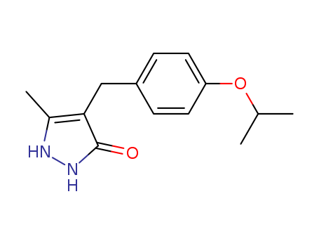 5-methyl-4-[4-(propan-2-yloxy)benzyl]-1,2-dihydro-3H-pyrazol-3-one