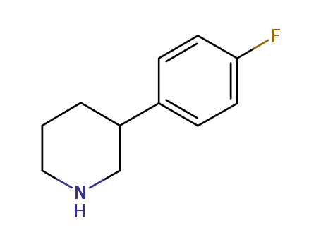 Piperidine, 3-(4-fluorophenyl)-