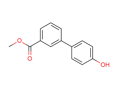 Molecular Structure of 192376-76-4 (4'-HYDROXYBIPHENYL-3-CARBOXYLIC ACID METHYL ESTER)