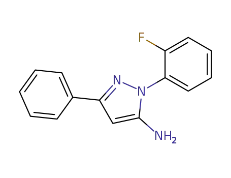 1-(2-Fluorophenyl)-3-phenyl-1H-pyrazol-5-amine