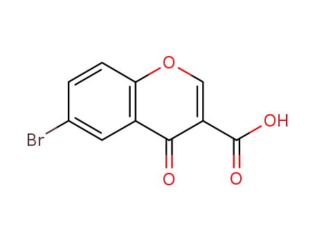 Molecular Structure of 51085-91-7 (6-Bromochromone-3-carboxylic acid)