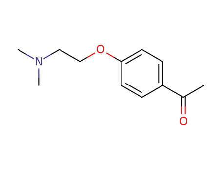 Molecular Structure of 2079-49-4 (1-{4-[2-(dimethylamino)ethoxy]phenyl}ethanone)