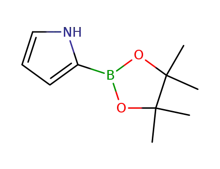 Molecular Structure of 476004-79-2 (2-Pinacolateborylpyrrole)