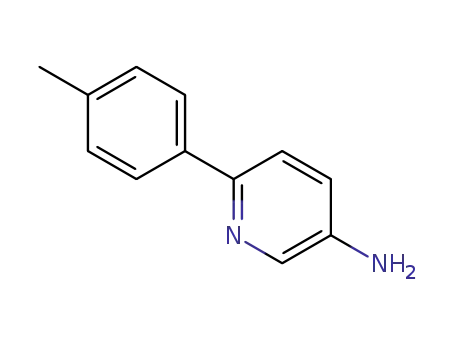 Molecular Structure of 170850-45-0 (6-P-TOLYLPYRIDIN-3-YLAMINE)