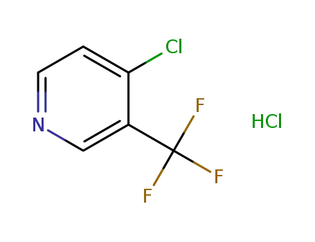 Molecular Structure of 732306-24-0 (4-CHLORO-3-(TRIFLUOROMETHYL)PYRIDINE HYDROCHLORIDE)