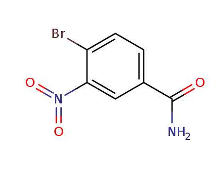 Molecular Structure of 879-93-6 (4-BroMo-3-nitrobenzaMide)