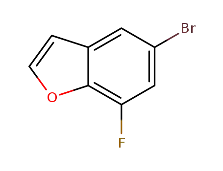 Molecular Structure of 286836-04-2 (5-BROMO-7-FLUOROBENZOFURAN)