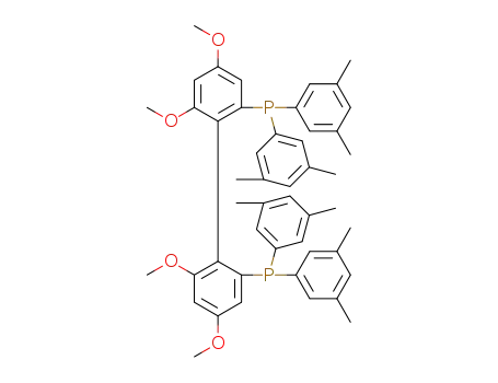 Molecular Structure of 1365531-90-3 ((S)-2,2'-Bis[bis(3,5-diMethylphenyl)phosphino]-4,4',6,6'-tetraMethoxybiphenyl, 97+%)
