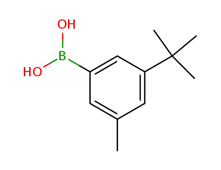 Molecular Structure of 193905-93-0 ((3-T-BUTYL-5-METHYLPHENYL)BORONIC ACID)
