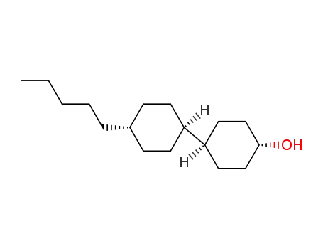 Molecular Structure of 82575-70-0 (trans-4-(trans-4-Pentylcyclohexyl)cyclohexanol)