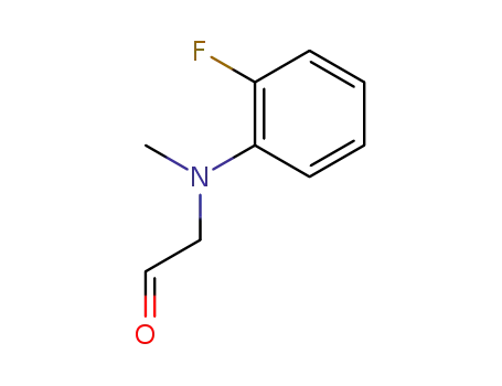Molecular Structure of 1248456-74-7 (2-((2-fluorophenyl)(methyl)amino)acetaldehyde)