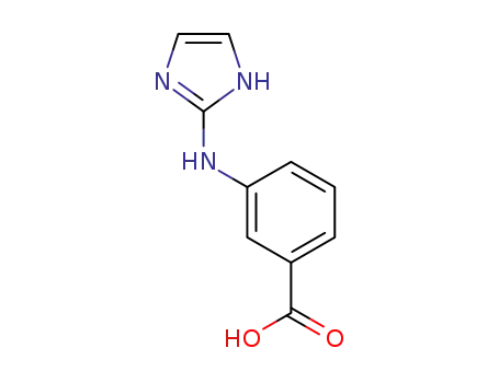 Molecular Structure of 246135-55-7 (3-(1H-IMIDAZOL-2-YLAMINO)-BENZOIC ACID)
