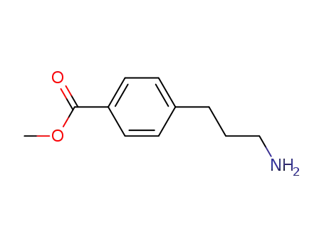 Molecular Structure of 74733-38-3 (Methyl 4-(3-aMinopropyl)benzoate)