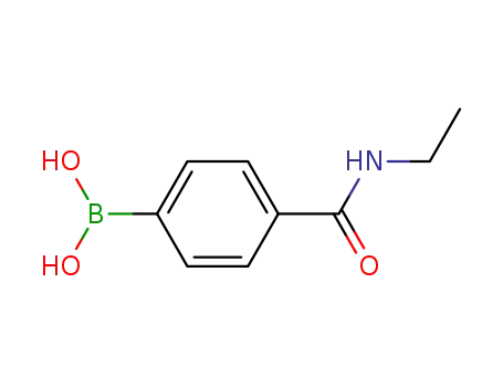 Molecular Structure of 850568-12-6 (4-(N-ETHYLAMINOCARBONYL)PHENYLBORONIC ACID)