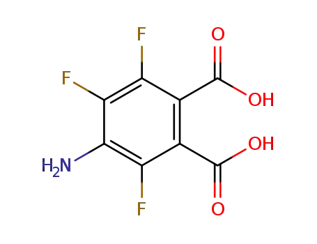 Molecular Structure of 169542-84-1 (4-amino-3,5,6-trifluorophthalic acid)