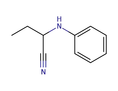 Molecular Structure of 85599-84-4 (2-(phenylamino)butane nitrile)