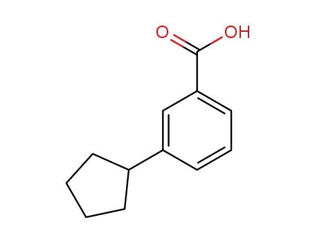 Molecular Structure of 19920-79-7 (3-cyclopentylbenzoic acid)
