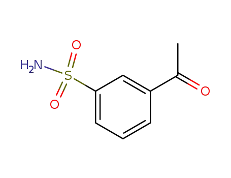 Molecular Structure of 35203-88-4 (Benzenesulfonamide, 3-acetyl- (9CI))