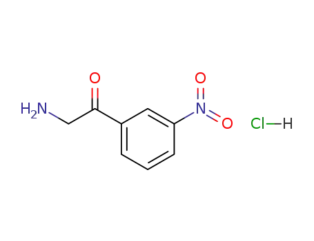 Molecular Structure of 36765-84-1 (3-NITROPHENACYLAMINE HYDROCHLORIDE)