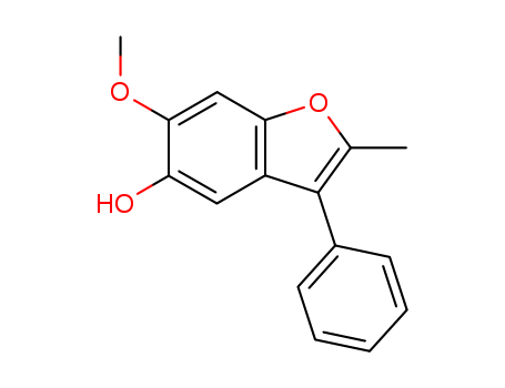 5-Benzofuranol,6-methoxy-2-methyl-3-phenyl-