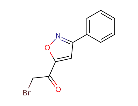 Molecular Structure of 14731-14-7 (5-(Bromoacetyl)-3-phenylisoxazole)