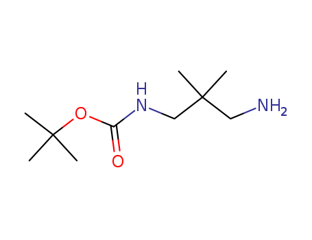 292606-35-0,1-BOC-AMINO-2,2-DIMETHYL-1,3-PROPANEDIAMINE,Carbamicacid, (3-amino-2,2-dimethylpropyl)-, 1,1-dimethylethyl ester (9CI);(3-Amino-2,2-dimethylpropyl)carbamic acid tert-butyl ester;1,1-Dimethylethyl(3-amino-2,2-dimethylpropyl)carbamate;