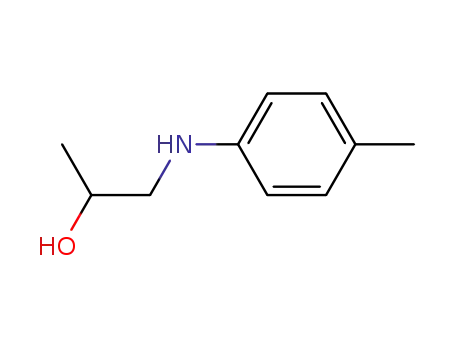 Molecular Structure of 3077-14-3 (1-[(4-methylphenyl)amino]-2-Propanol)