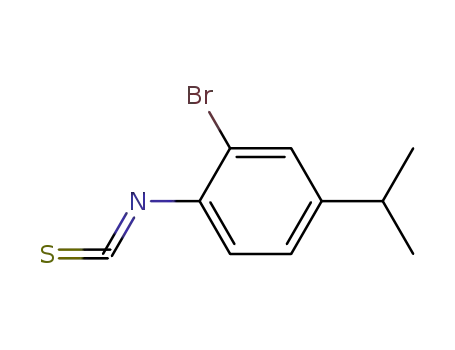 Molecular Structure of 246166-33-6 (2-Bromo-4-isopropylphenyl isothiocyanate)