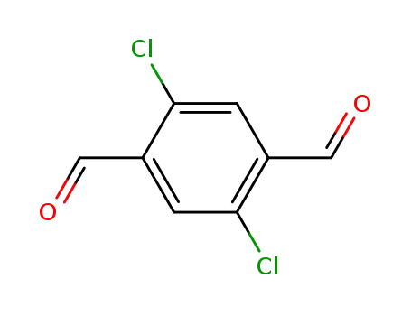 Molecular Structure of 46052-84-0 (2,5-Dichloroterephthalaldehyde)