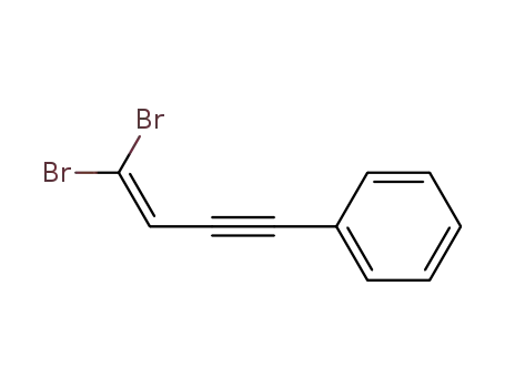 Molecular Structure of 181214-43-7 (Benzene, (4,4-dibromo-3-buten-1-ynyl)-)