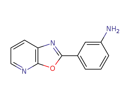 Molecular Structure of 121311-50-0 (Benzenamine, 3-oxazolo[5,4-b]pyridin-2-yl-)