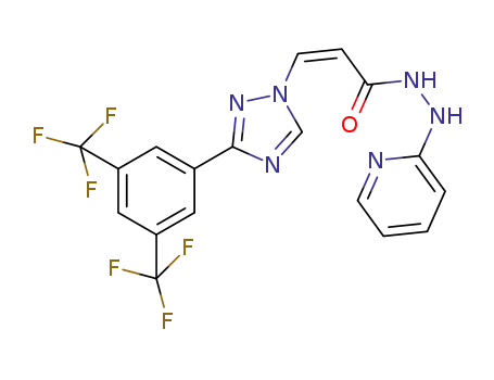 Molecular Structure of 1392136-43-4 (Verdinexor (KPT-335))