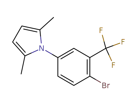 1-(4-bromo-3-trifluoromethyl-phenyl)-2,5-dimethyl-1H-pyrrole