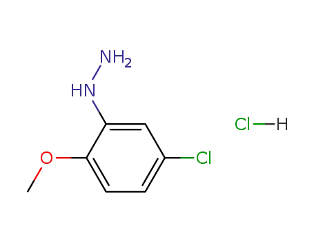 Molecular Structure of 5446-16-2 ((5-CHLORO-2-METHOXY-PHENYL)-HYDRAZINE HYDROCHLORIDE)