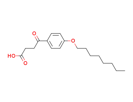 Molecular Structure of 100833-45-2 (4-[4-(OCTYLOXY)PHENYL]-4-OXOBUTANOIC ACID)