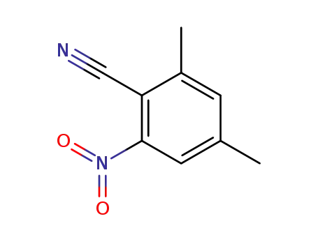 Molecular Structure of 58579-99-0 (Benzonitrile, 2,4-dimethyl-6-nitro-)