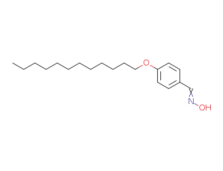 Molecular Structure of 114040-44-7 (Benzaldehyde, 4-(dodecyloxy)-, oxime)