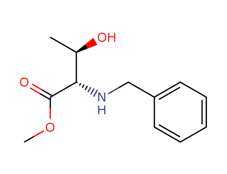 Molecular Structure of 196862-32-5 (L-Threonine, N-(phenylmethyl)-, methyl ester)