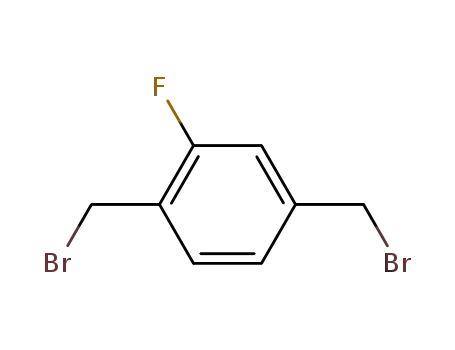 Molecular Structure of 69857-33-6 (1,4-bis(broMoMethyl)-2-fluorobenzene)