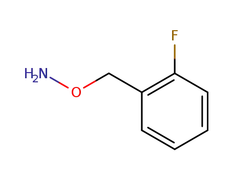 Molecular Structure of 55418-27-4 (O-[(2-FLUOROPHENYL)METHYL]-HYDROXYLAMINE)
