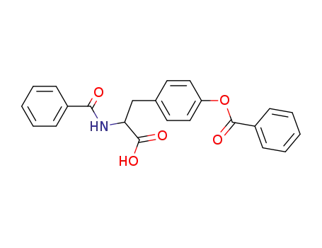 Molecular Structure of 97485-13-7 (Tyrosine, N-benzoyl-, benzoate (ester))