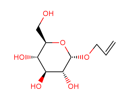 7464-56-4,Allyl a-d-glucopyranoside,Glucopyranoside,allyl, a-D- (6CI,8CI);a-D-Glucopyranoside, 2-propenyl(9CI);NSC 404076;a-D-Glucosemonoallyl ether;2-allyloxy-6-(hydroxymethyl)tetrahydropyran-3,4,5-triol;