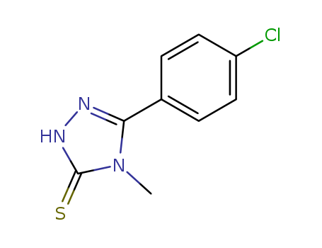 4-triazole-3-thiol,5-(p-chlorophenyl)-4-methyl-4h-2