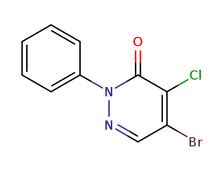 3(2H)-Pyridazinone,5-bromo-4-chloro-2-phenyl-